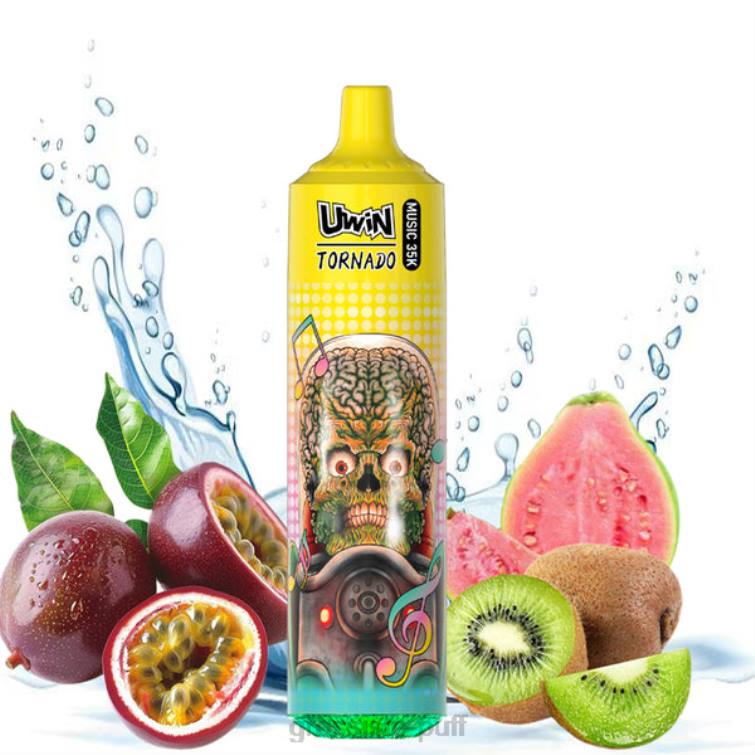 UWIN CRYSTAL 35K DISPOSABLE VAPE Kiwi Passion Fruit Guava 24ZT23