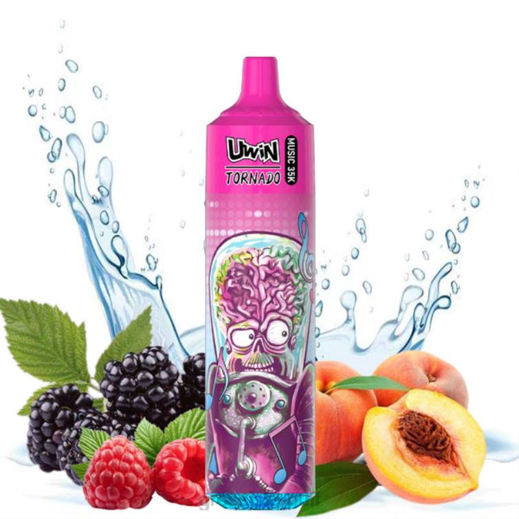 UWIN CRYSTAL 35K DISPOSABLE VAPE Peach Berry 24ZT27