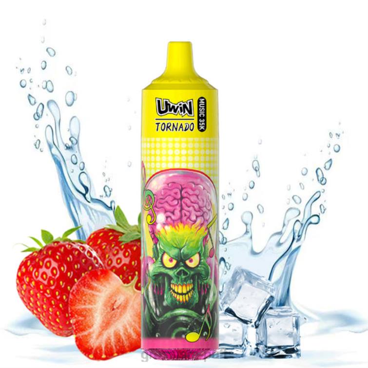 UWIN CRYSTAL 35K DISPOSABLE VAPE Strawberry Ice 24ZT24