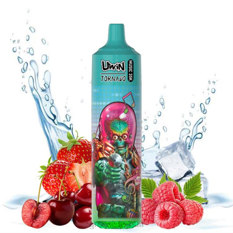 UWIN CRYSTAL 35K DISPOSABLE VAPE Strawberry Raspberry Cherry Ice 24ZT22