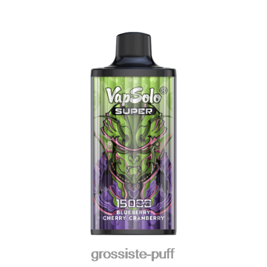 Vapsolo SUPER Disposable Vape Blueberry Cherry Cranberry Z06422110