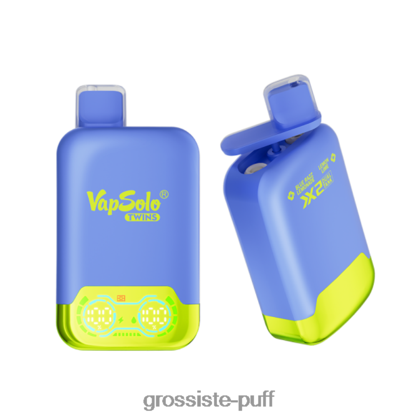 Vapsolo TWINS Disposable Vape Blue Razz Lemonade & Lemon Lime Z06422120