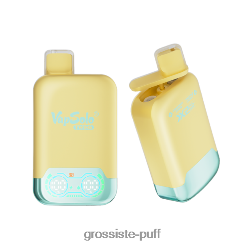 Vapsolo TWINS Disposable Vape Pineapple Coconut & Strawberry Banana Z06422125