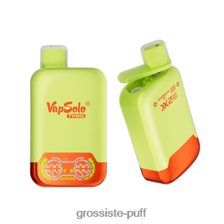 Vapsolo TWINS Disposable Vape Watermelon Ice & Mixed Berry Z06422128