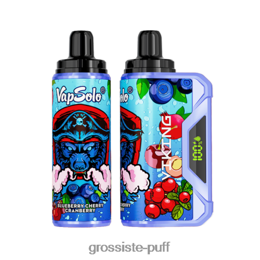 Vapsolo VIKING Disposable Vape Blueberry Cherry Cranberry Z06422131
