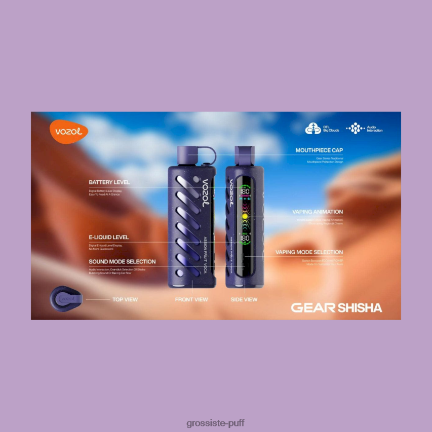 Vozol Gear Shisha 25000 Multi Z06422143