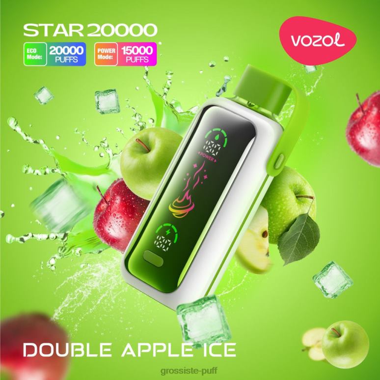 VOZOL STAR 20000 DOUBLE APPLE ICE R8T807