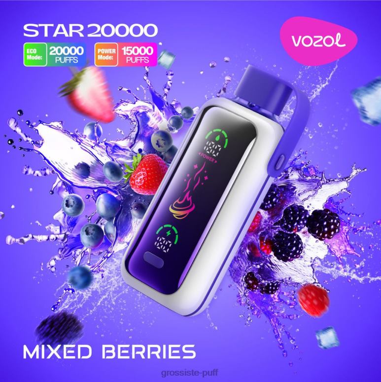VOZOL STAR 20000 MIXED BERRIES R8T8014