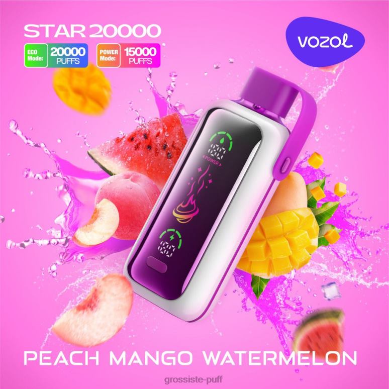 VOZOL STAR 20000 PEACH MANGO WATERMELON R8T8016