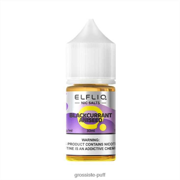 ELFLIQ nic salt 30ml BLACKCURRANT ANISEED 4P4F029