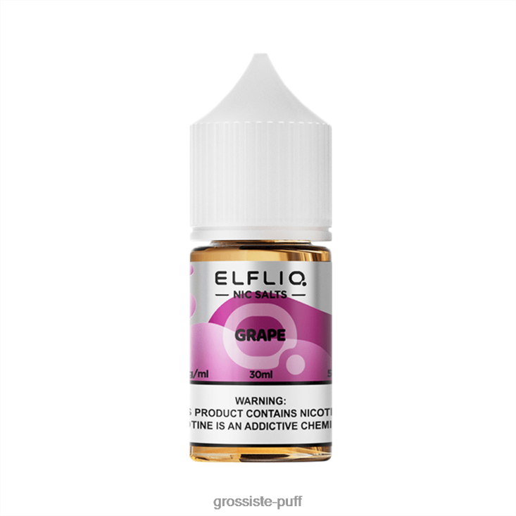 ELFLIQ nic salt 30ml GRAPE 4P4F0219
