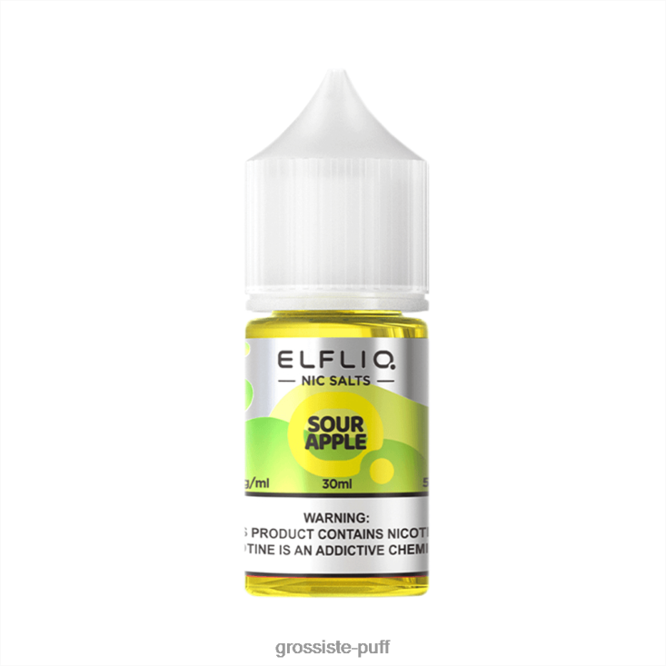 ELFLIQ nic salt 30ml SOUR APPLE 4P4F0228