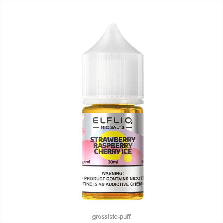 ELFLIQ nic salt 30ml STRAWBERRY RASPBERRY CHERRY ICE 4P4F0232