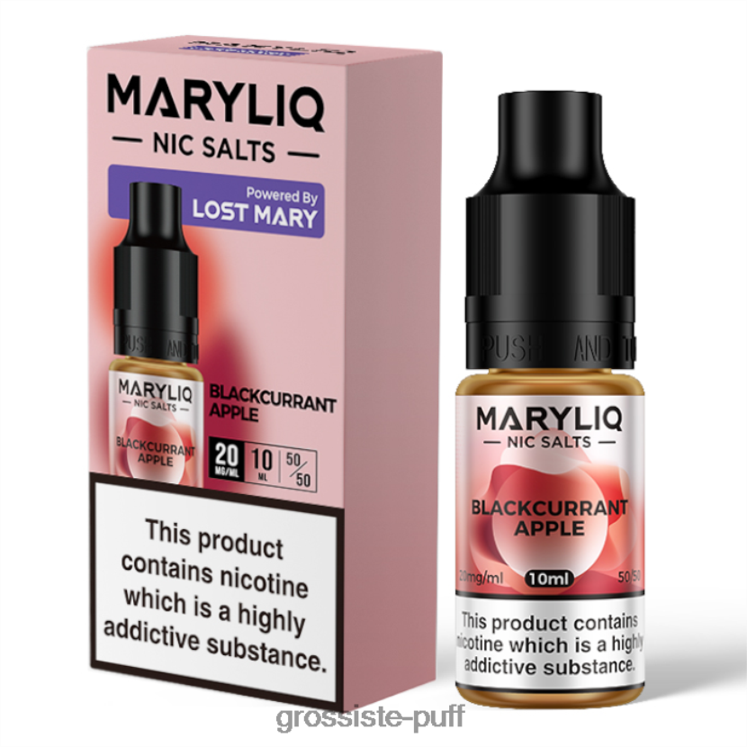 LOST MARY MARYLIQ Nic Salts - 10ml - 20mg Blackcurrant Apple 0FPL40440 LOST MARY MARYLIQ Nic Salts - 10ml - 20mg Blackcurrant Apple 0FPL40440