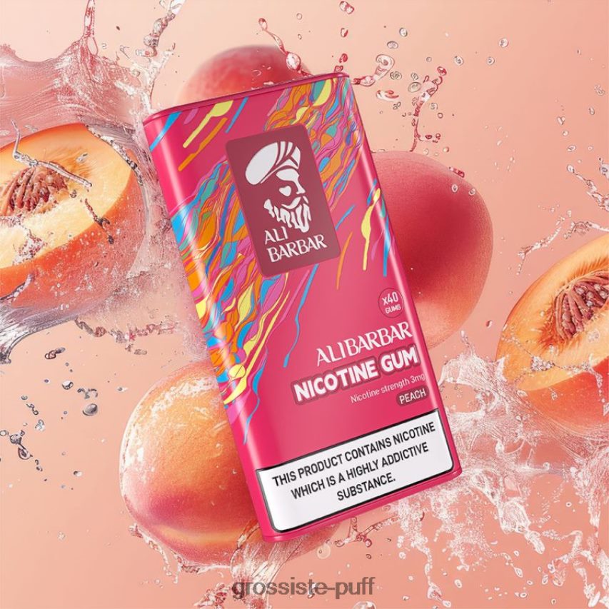 Alibarbar Nicotine Gum Peach Z0642284
