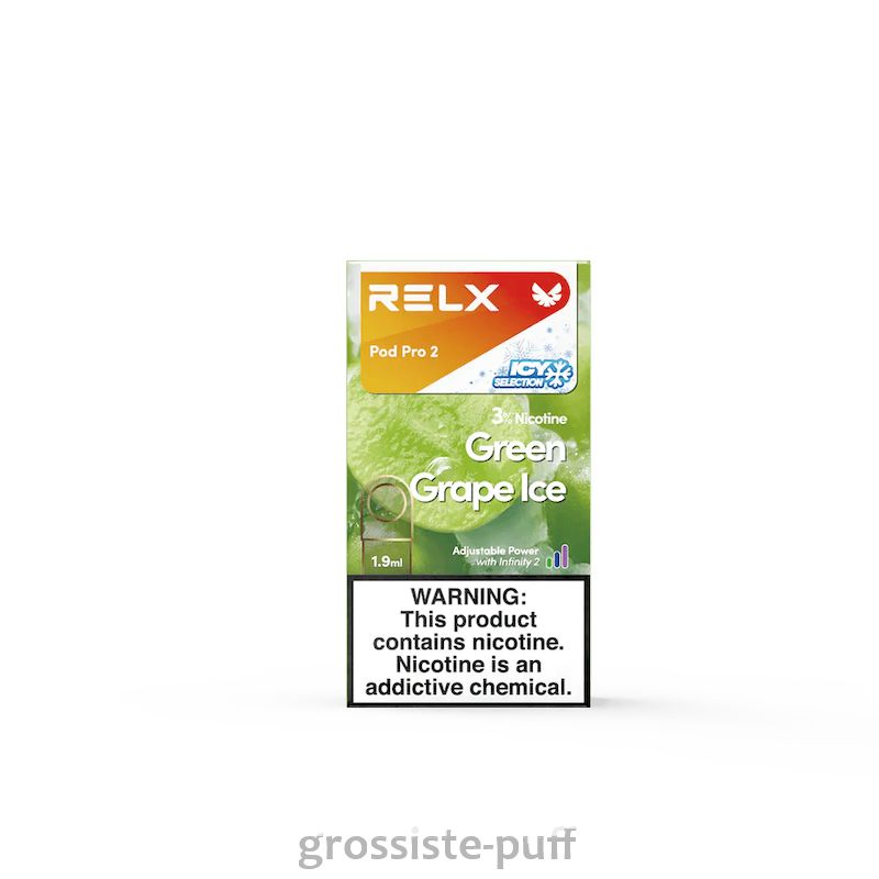 RELX Pod Pro 2 Green Grape Ice 0FPL40251