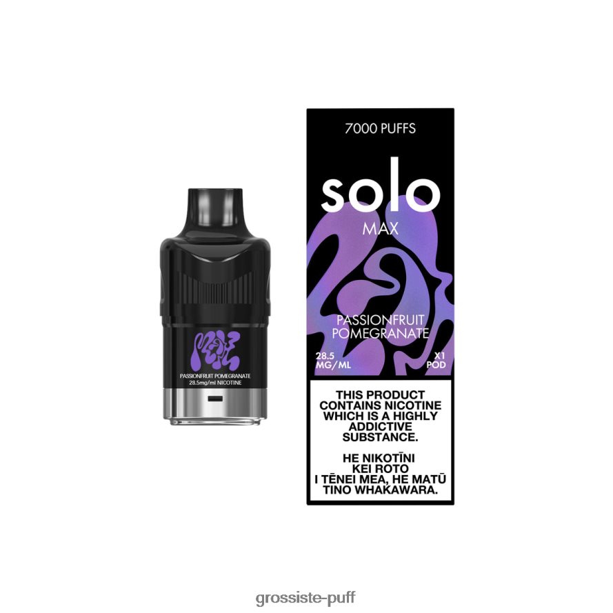 Solo Max Pod Passionfruit Pomegranate V40FZJ89