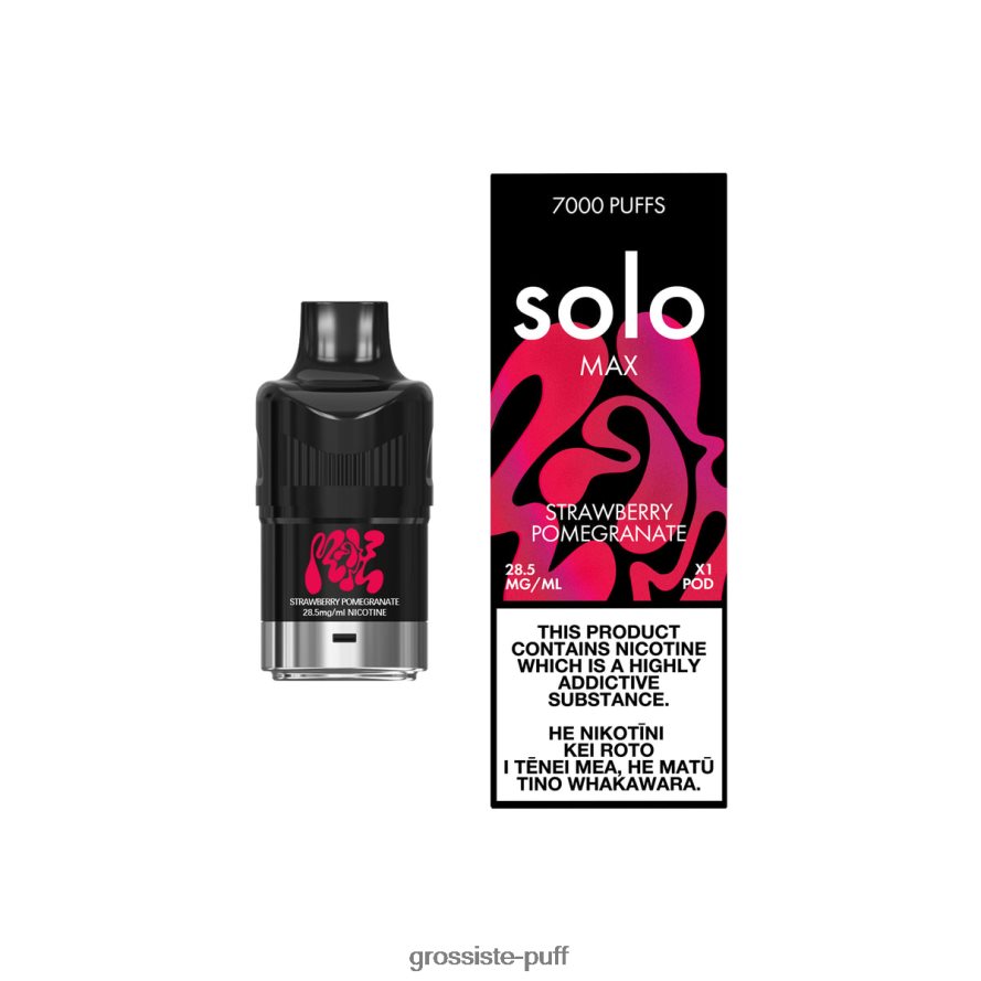 Solo Max Pod Strawberry Pomegranate V40FZJ84