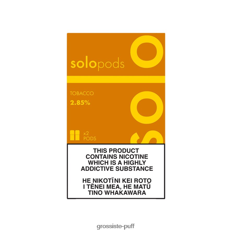 Solo Replacement Pod 2-Pack Tobacco V40FZJ50